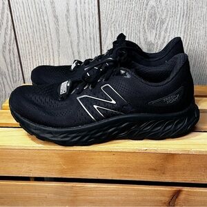 New Balance Women’s 9.5 Or Men’s 8 Fresh Foam Black Athletic Sneakers Cushioned